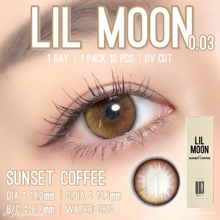 LILMOON 1day 0.03ZERO/LILMOON/ワンデー(1DAY)カラコンを使ったクチコミ(1枚目)