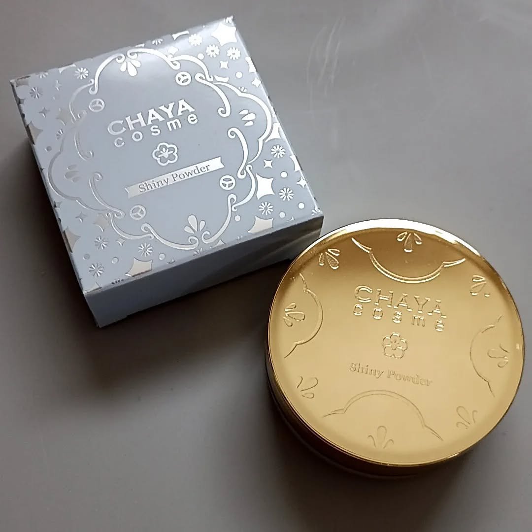 シャイニーパウダー/CHAYA cosme/ルースパウダーを使ったクチコミ（1枚目）