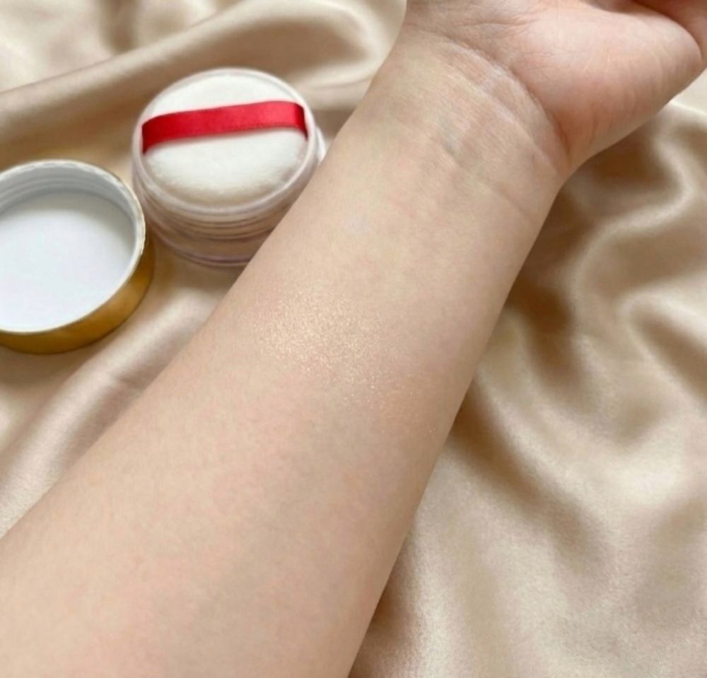 シャイニーパウダー/CHAYA cosme/ルースパウダーを使ったクチコミ（2枚目）