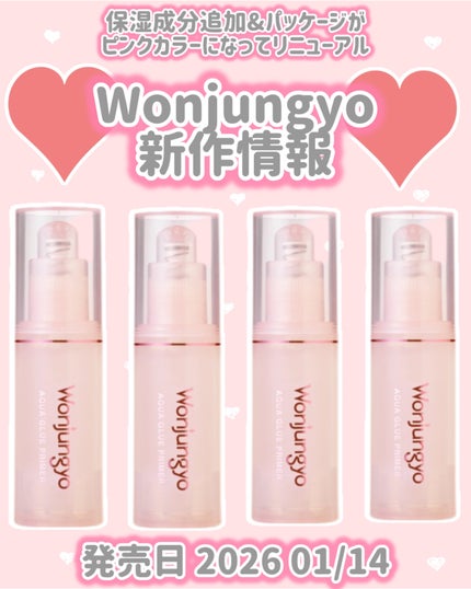 ウォンジョンヨ アクアグルー プライマー N/Wonjungyo/化粧下地を使ったクチコミ(1枚目)