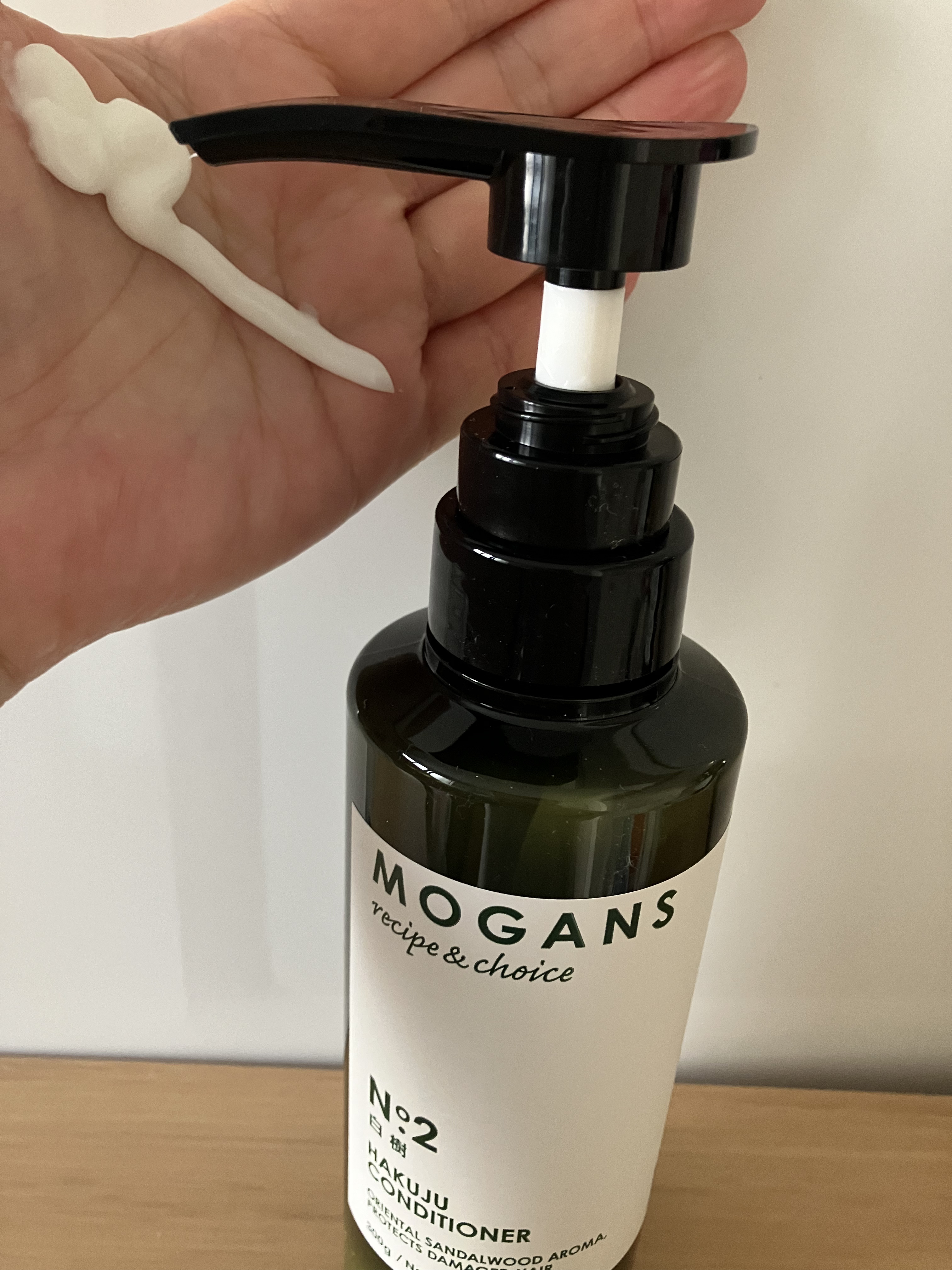 ノンシリコン アミノ酸 シャンプー/コンディショナー白樹（はくじゅ）/MOGANS/市販シャンプーを使ったクチコミ（3枚目）