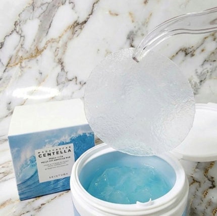 ヒアルーシカジェリーフィットアンプルパッド/SKIN1004/トナーパッドを使ったクチコミ(3枚目)