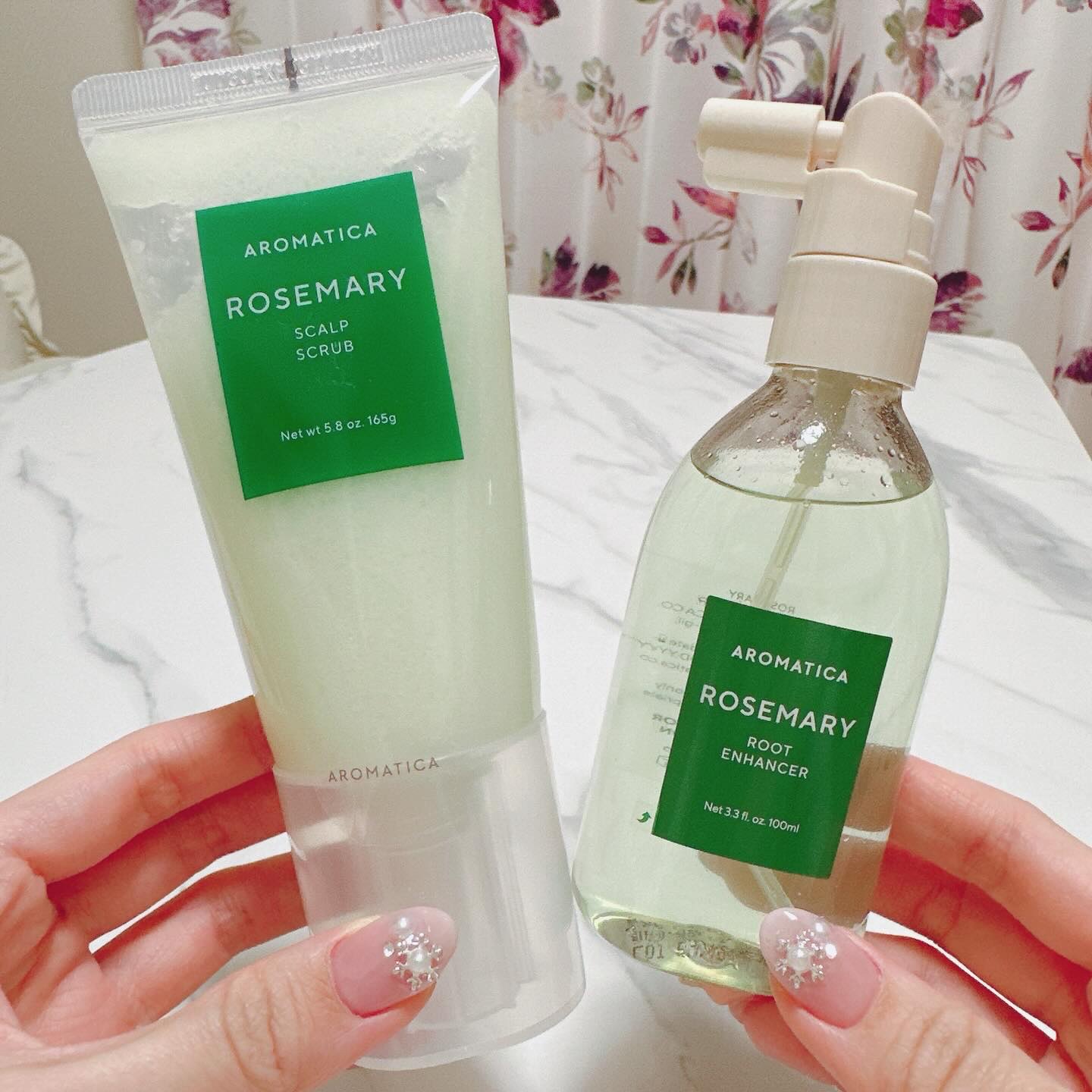 ローズマリー スカルプ スクラブ/AROMATICA/ヘッドスクラブを使ったクチコミ（1枚目）