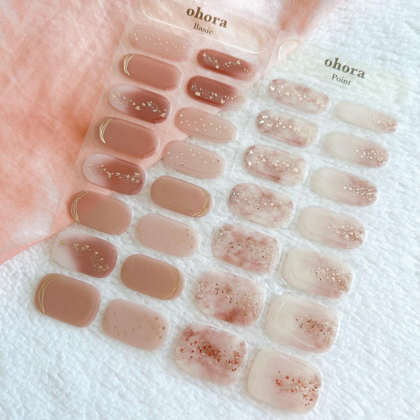 セミキュアジェルネイル(ハンド)/ohora/ネイルシールを使ったクチコミ(3枚目)