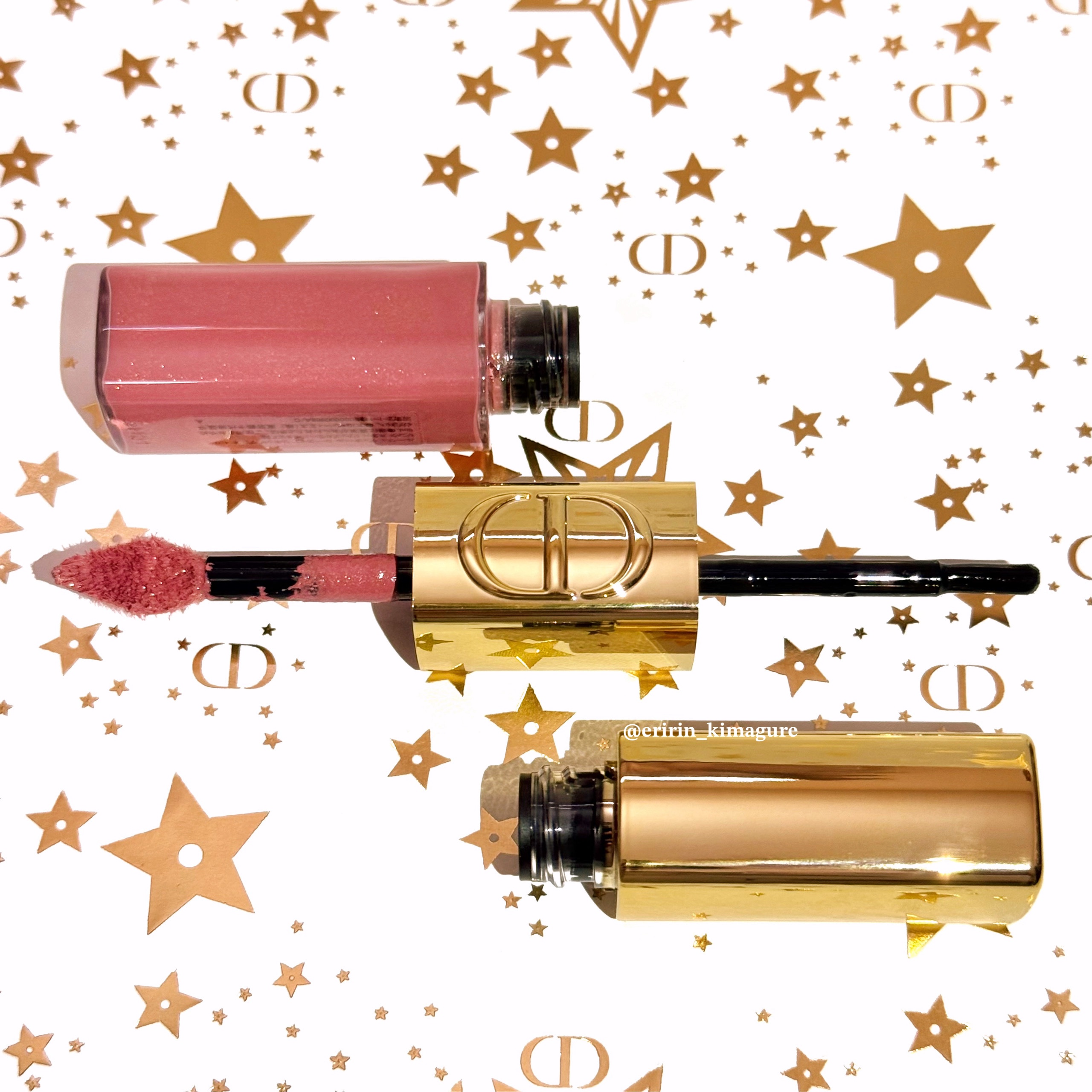 ルージュ ディオール シークイン リキッド デュオ（ホリデーコレクション 2025 限定品）/Dior/口紅・グロス・リップライナー・リップケアを使ったクチコミ（3枚目）