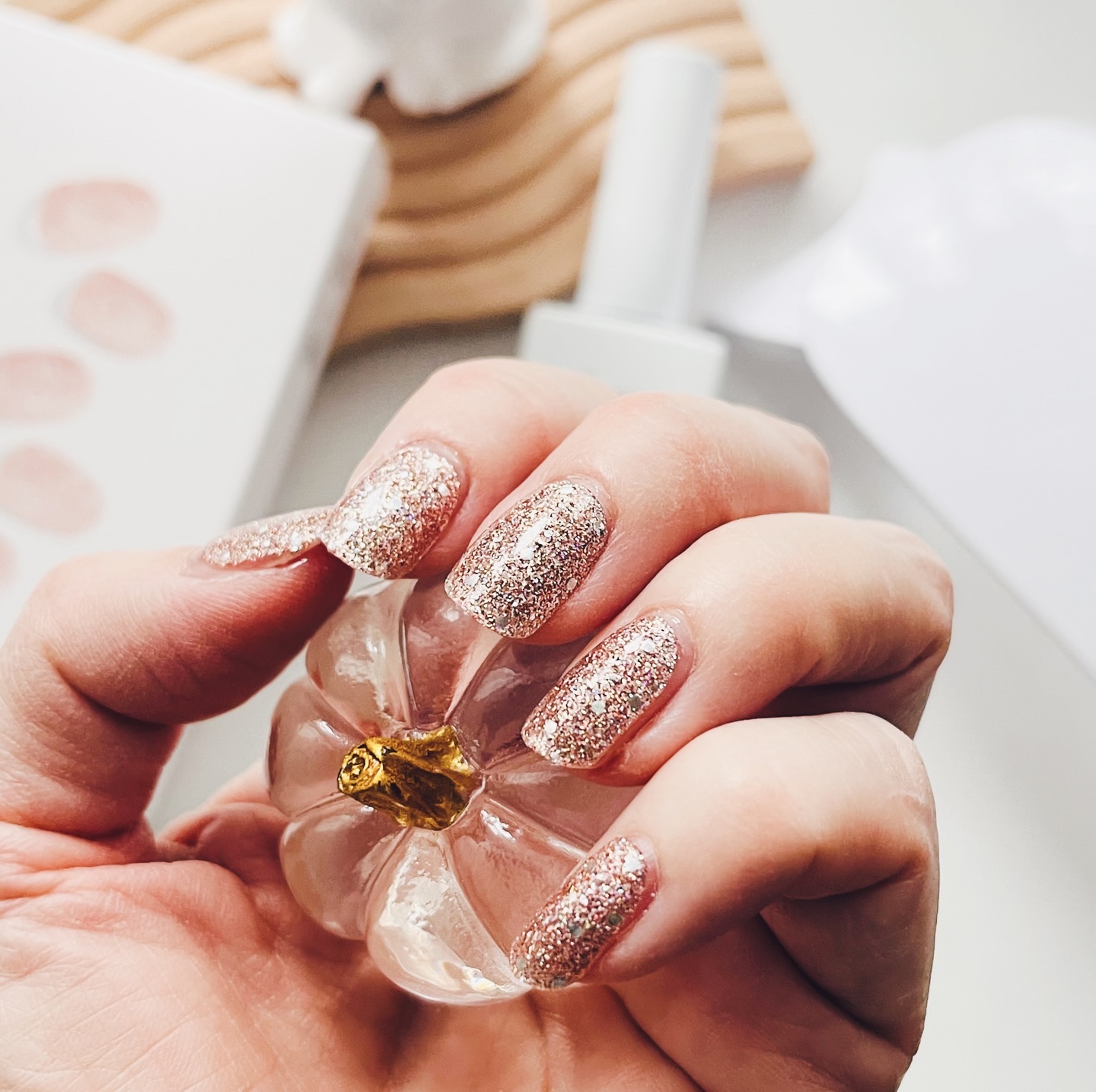 セミキュアジェルネイル（ハンド）/ohora/ネイルシールを使ったクチコミ（1枚目）