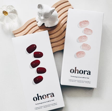 セミキュアジェルネイル(ハンド)/ohora/ネイルシールを使ったクチコミ(7枚目)