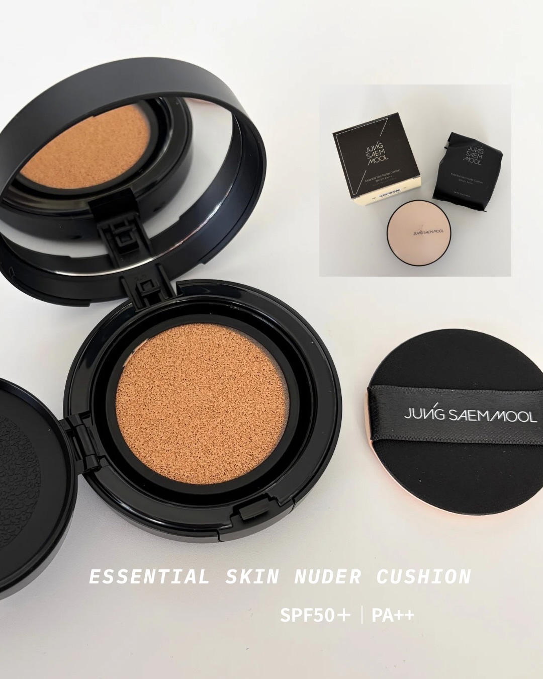 エッセンシャル スキン ヌーダー クッション/JUNG SAEM MOOL/クッションファンデーションを使ったクチコミ（2枚目）