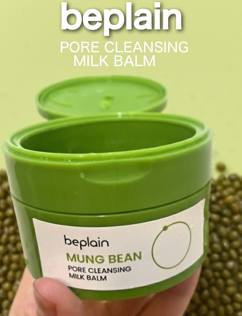 緑豆毛穴クレンジングミルクバーム/beplain/クレンジングバームを使ったクチコミ(1枚目)