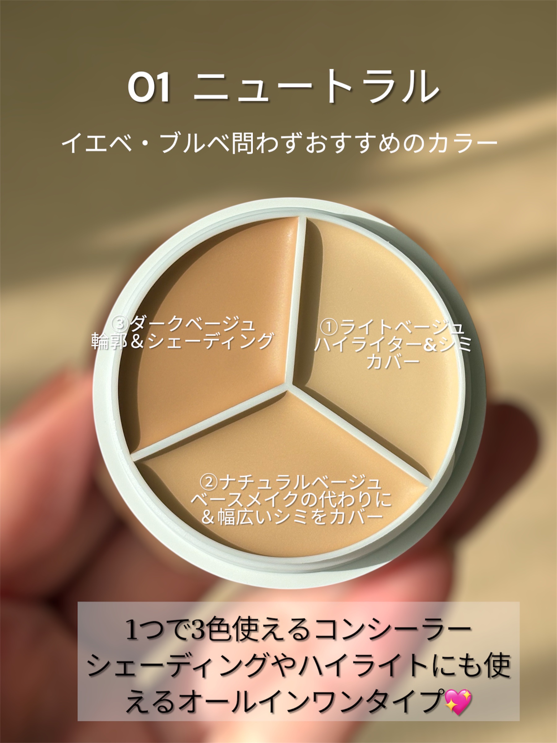 カバーアッププロコンシーラー/TFIT/パレットコンシーラーを使ったクチコミ（2枚目）