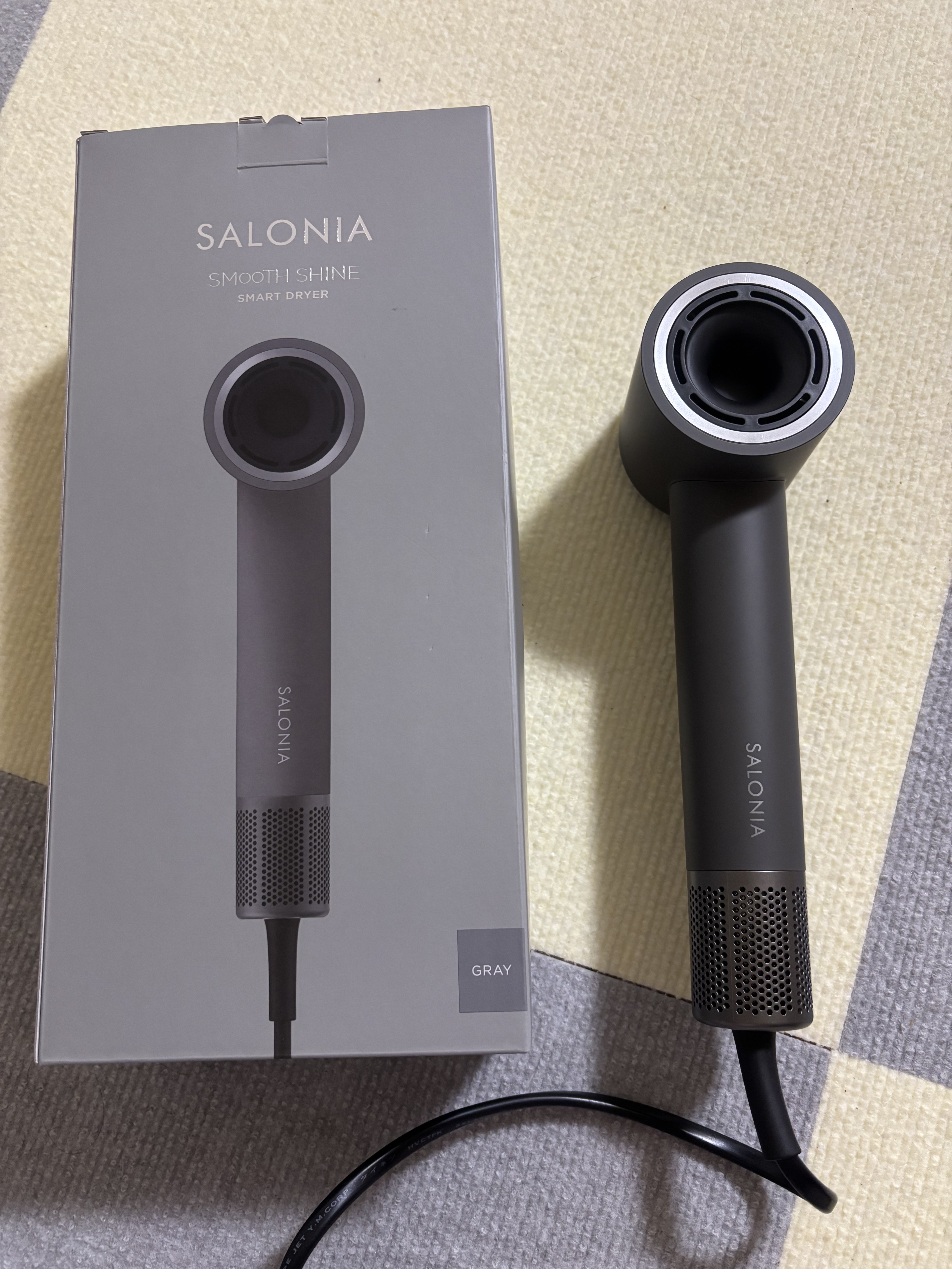 サロニア　スムースシャインスマートドライヤー/SALONIA/ドライヤーを使ったクチコミ（1枚目）