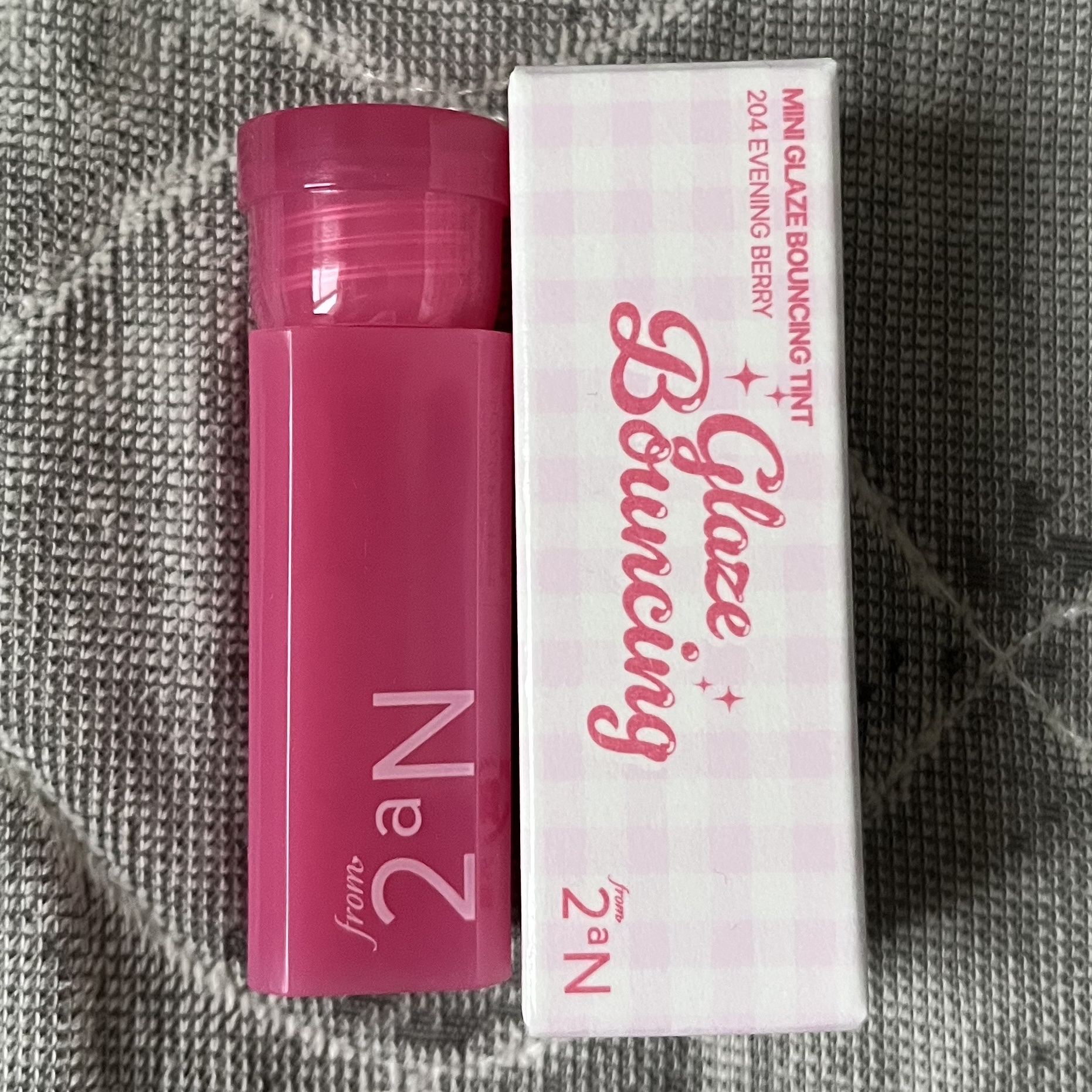 ミニグレイズバウンシングティント/2aN/リップティントを使ったクチコミ（2枚目）