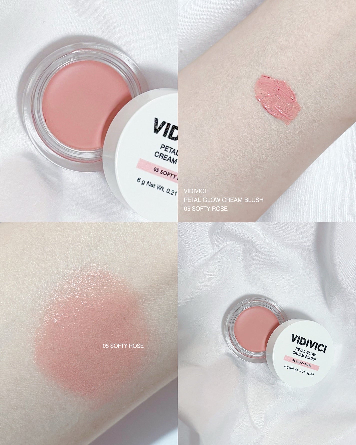 ペタルグロウクリームチーク/VIDIVICI/ジェル・クリームチークを使ったクチコミ(1枚目)