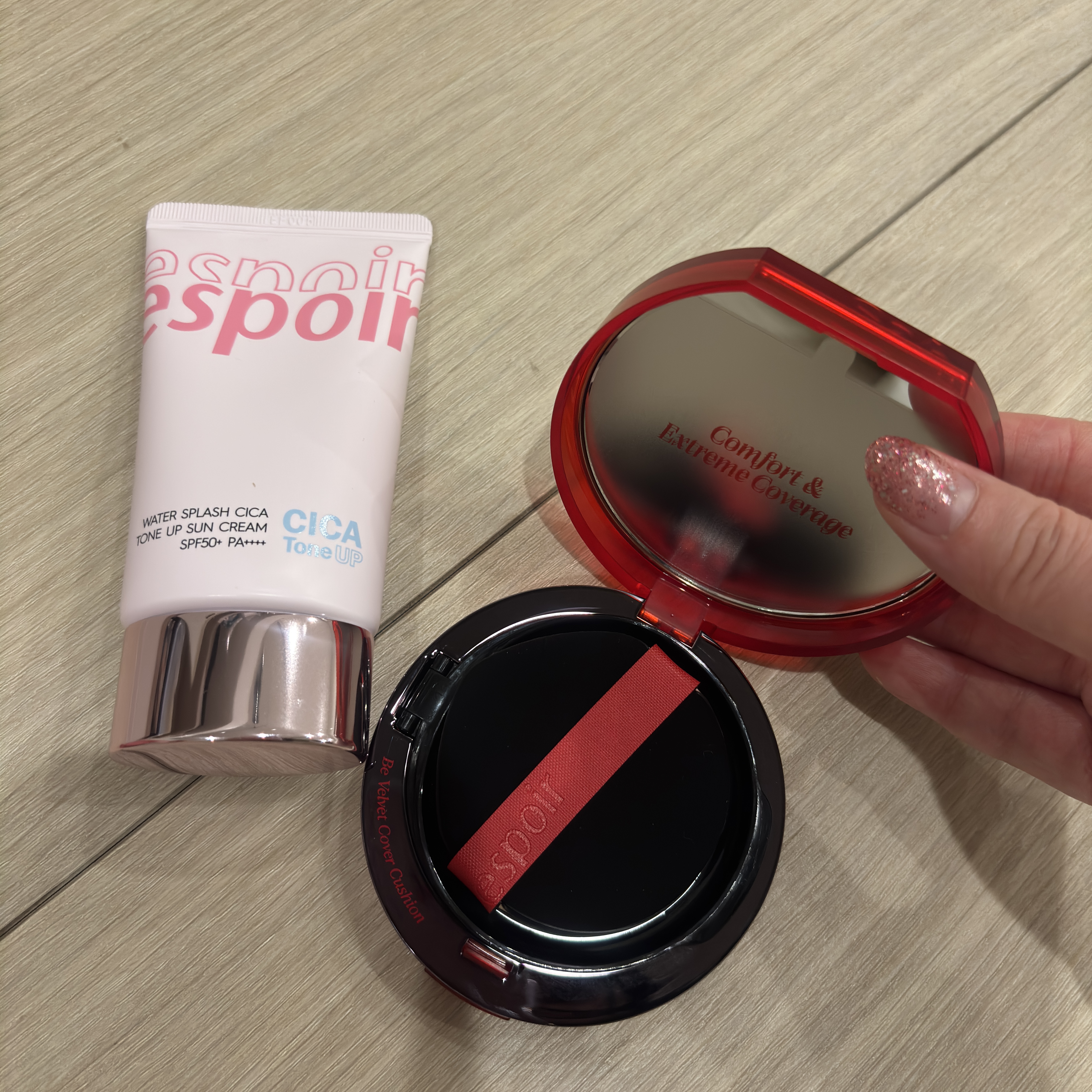 ウォータースプラッシュシカトーンアップクリーム/espoir/化粧下地を使ったクチコミ（1枚目）