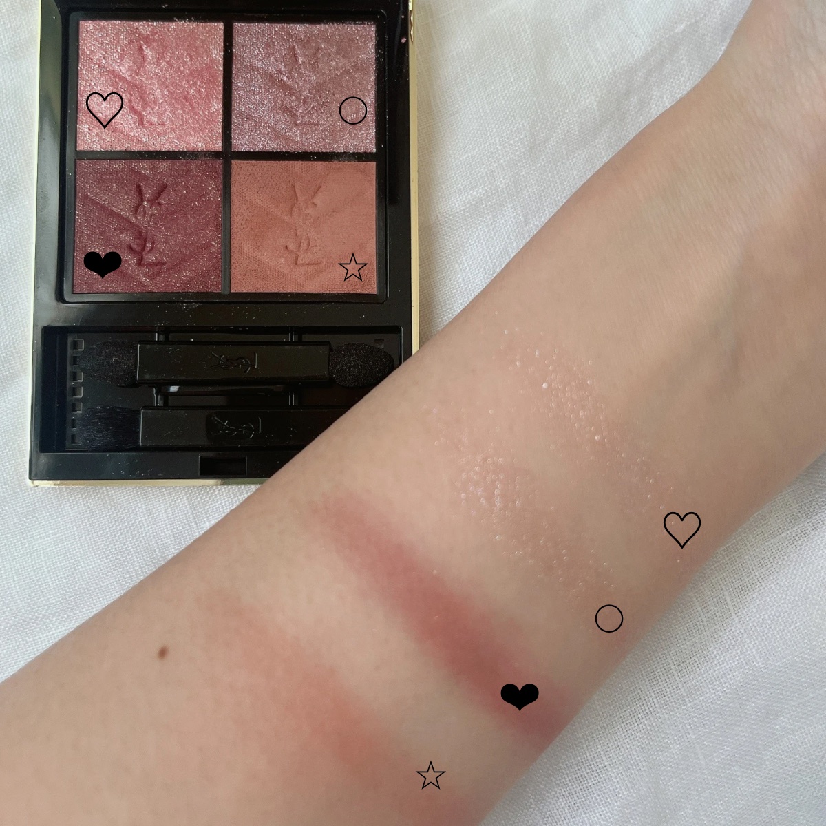 クチュール ミニ クラッチ/YVES SAINT LAURENT BEAUTE/アイシャドウパレットを使ったクチコミ（2枚目）