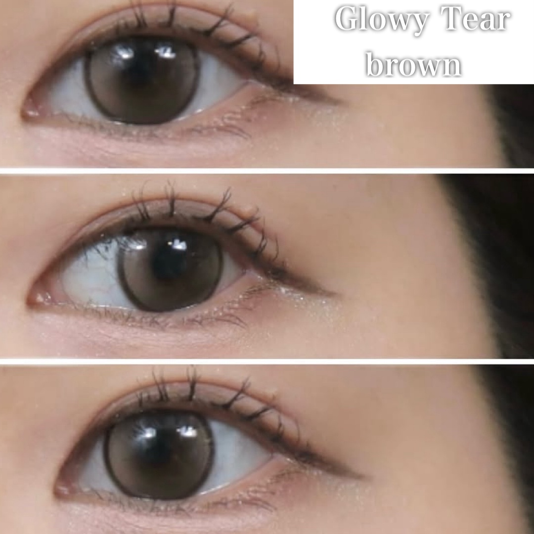 Glowy Tear 1day/OLENS/ワンデー（１DAY）カラコンを使ったクチコミ（3枚目）