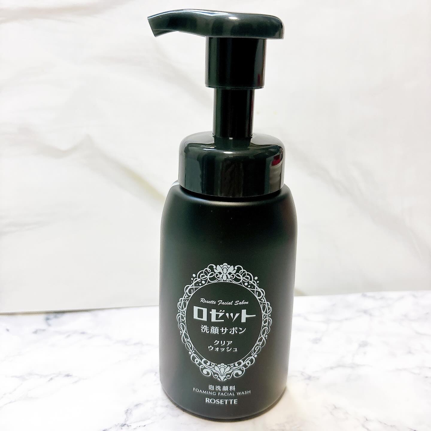 ロゼット洗顔サボン クリアウォッシュ 180mL/ロゼット/泡洗顔を使ったクチコミ（1枚目）