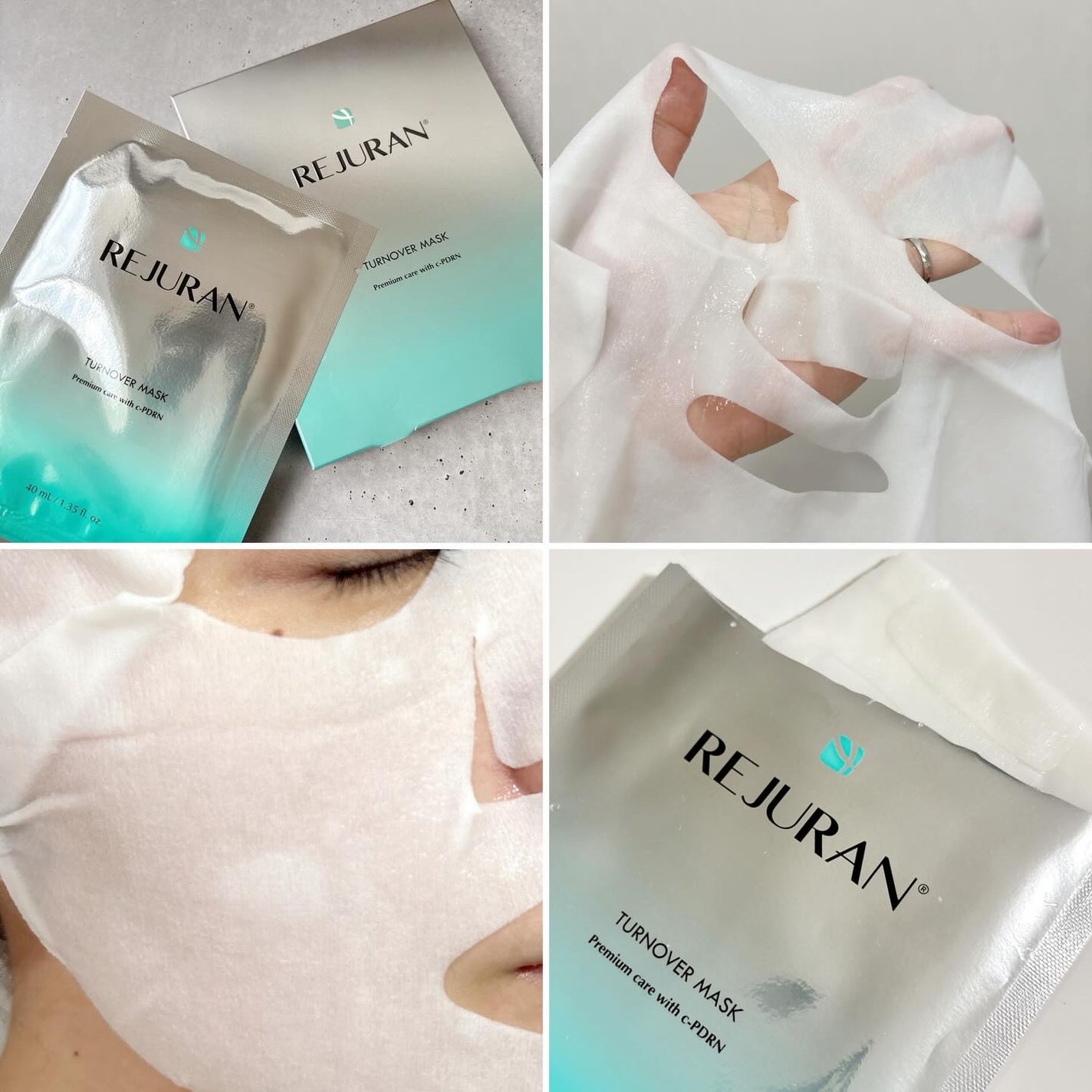REJURAN ターンオーバーマスク(5枚入り)/REJURAN COSMETICS/シートマスク・パックを使ったクチコミ(2枚目)