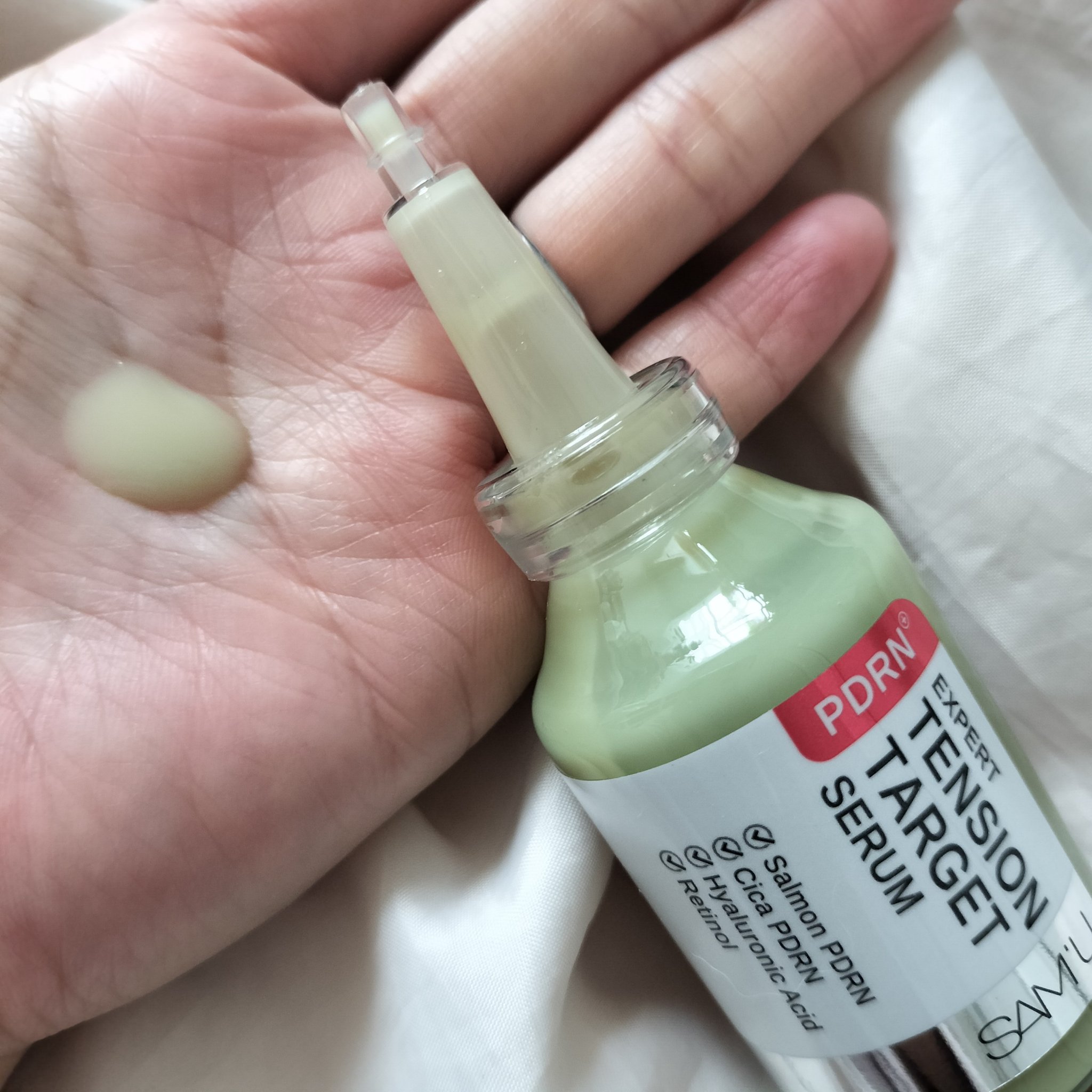 PDRNエキスパートテンションターゲットセラム/SAM'U/美容液を使ったクチコミ（2枚目）