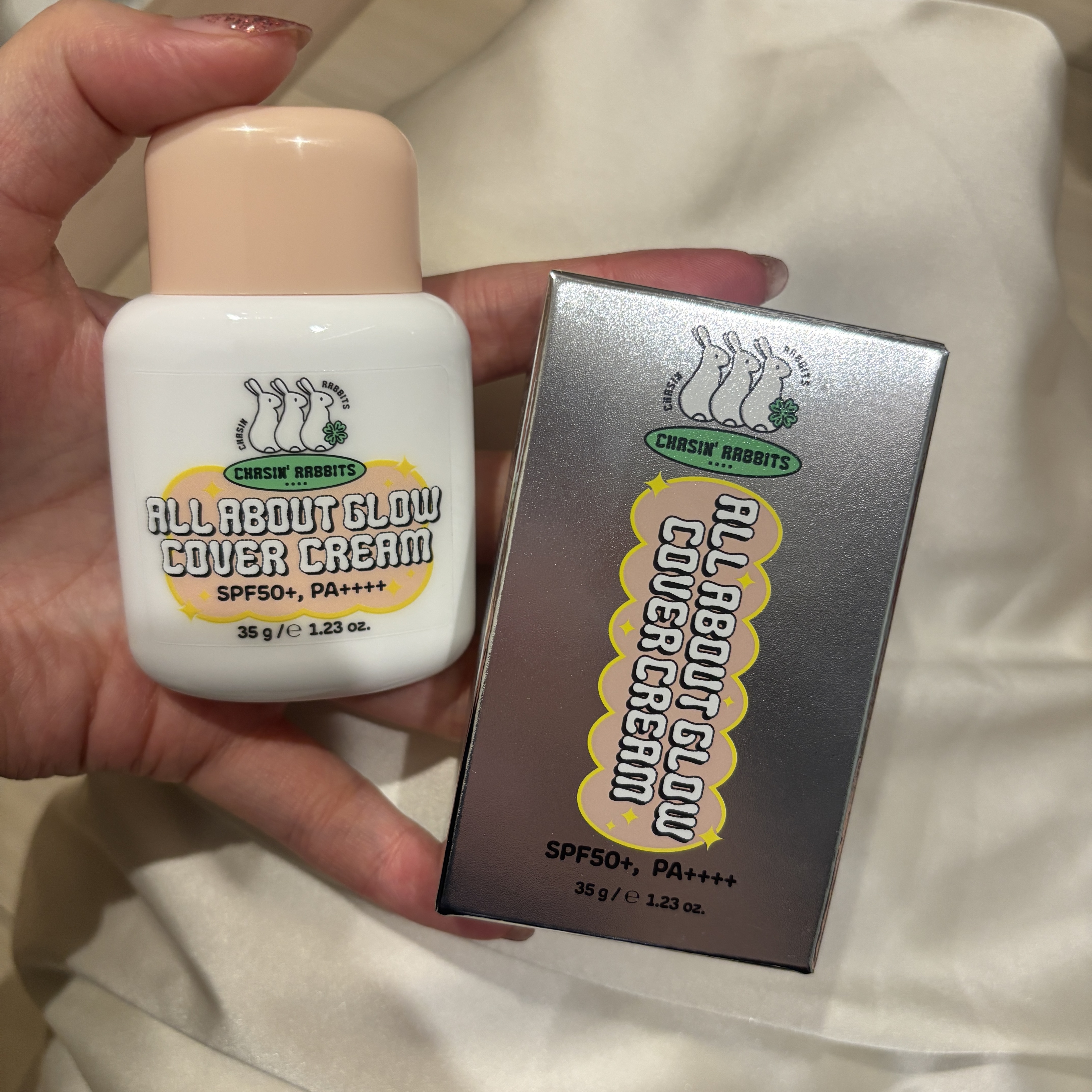 オールアバウトグロウカバークリーム/CHASIN'RABBITS/日焼け止めクリームを使ったクチコミ（2枚目）