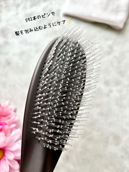サロニア スムースシャインマルチケアブラシ/SALONIA/ヘアブラシを使ったクチコミ(3枚目)