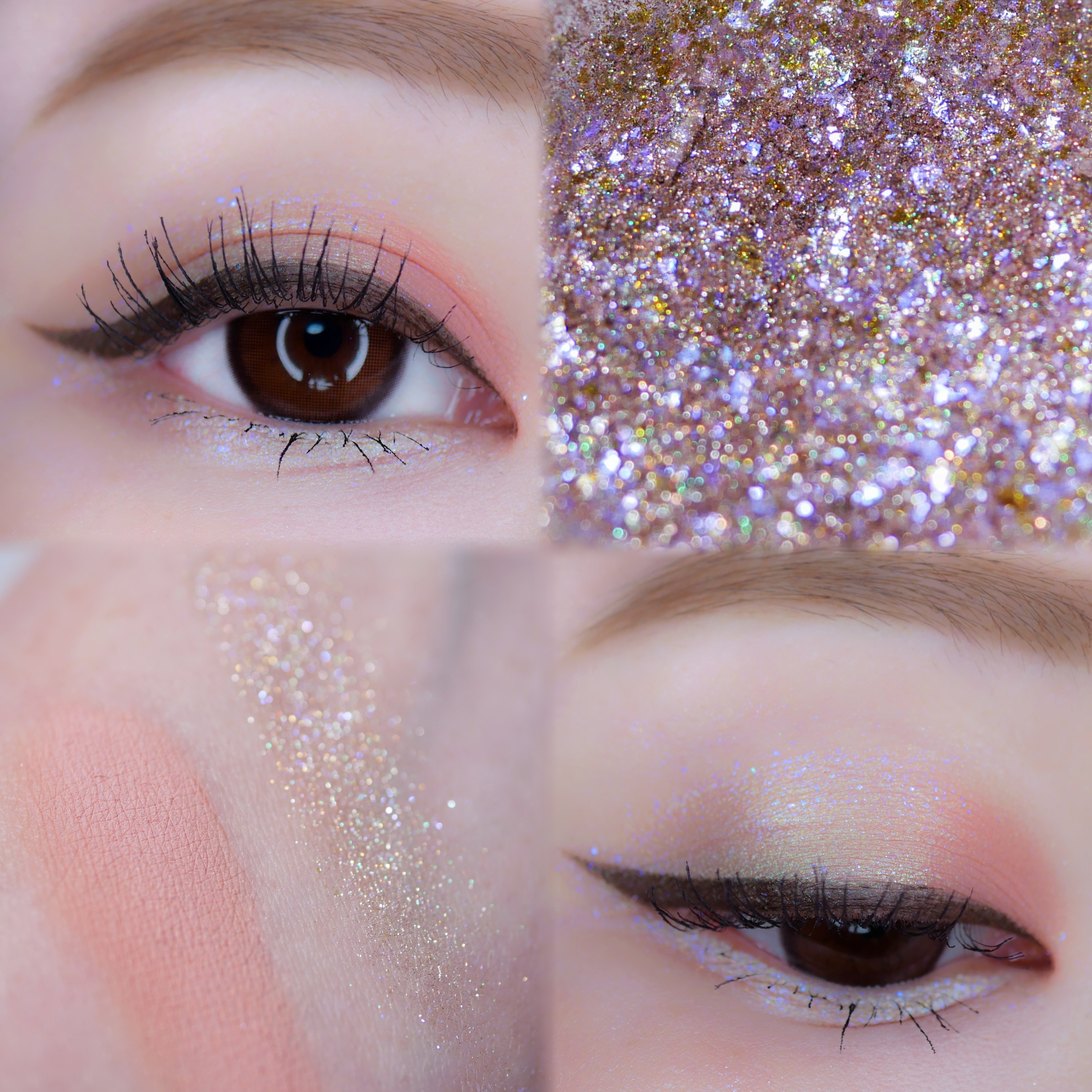 セレクト

目頭にピーチ系マット、他の部分にゴールド系ラメ＋ブルー大粒ラメを太めの筆でさらっと入れてみたよ🍑⭐️

ラブライナー クリームフィットペンシル
ちょっと太めの跳ね上げライン

#今日のメイク 