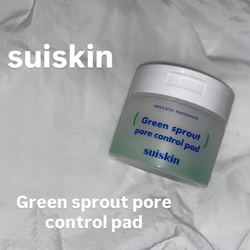 若芽ポアコントロール部分パック/suiskin/トナーパッドを使ったクチコミ(1枚目)