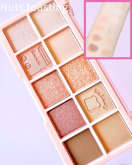 ムードアイズシャドウパレット/INGA/アイシャドウパレットを使ったクチコミ(3枚目)