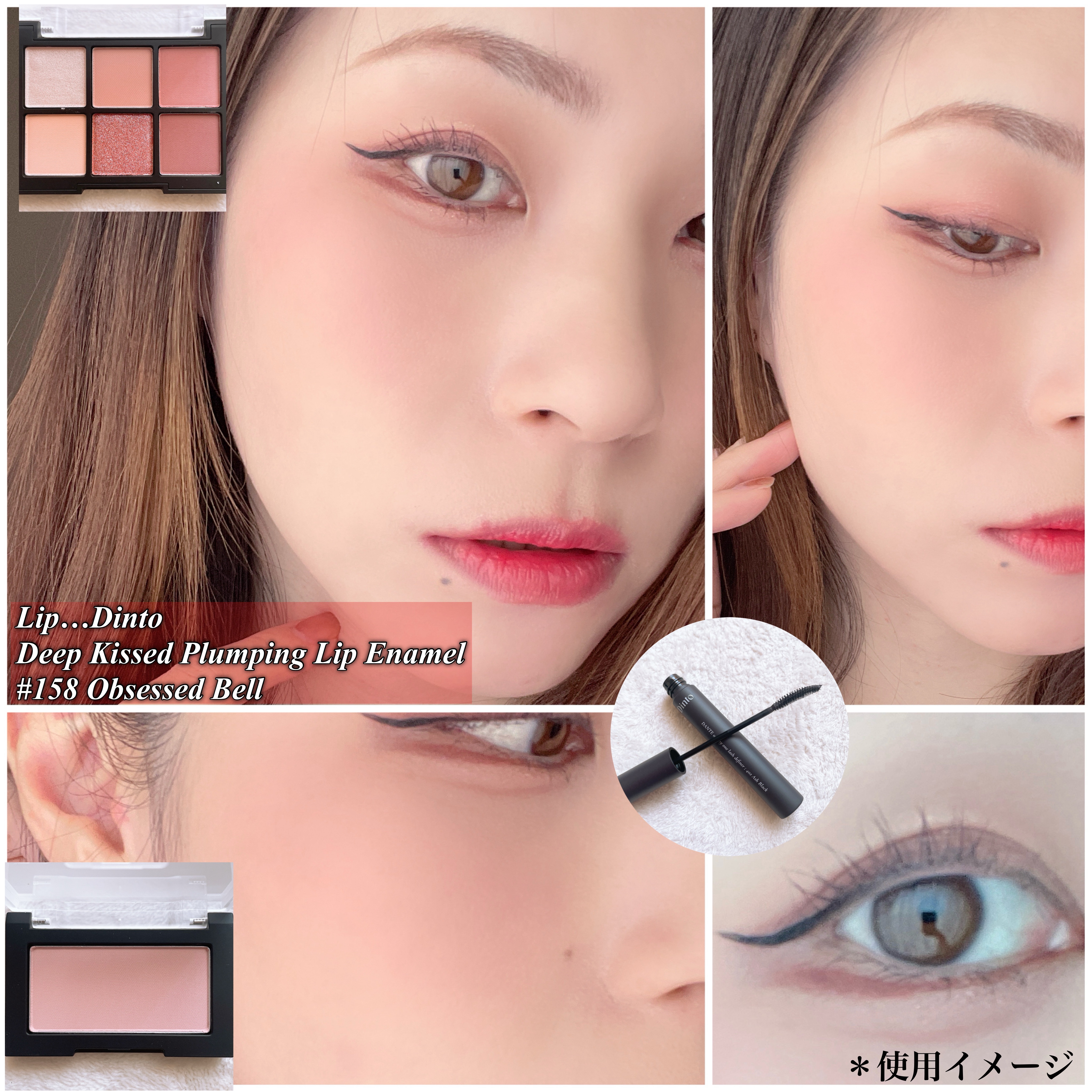 ブラーフィニシュシャドウパレット/Dinto/アイシャドウパレットを使ったクチコミ（3枚目）