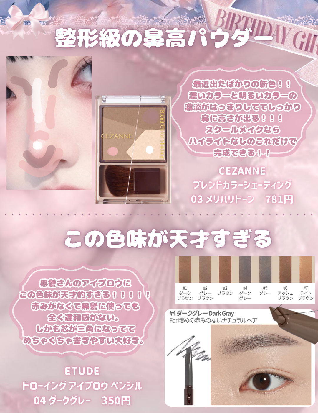 ドローイング アイブロウ ペンシル/ETUDE/アイブロウペンシルを使ったクチコミ（3枚目）