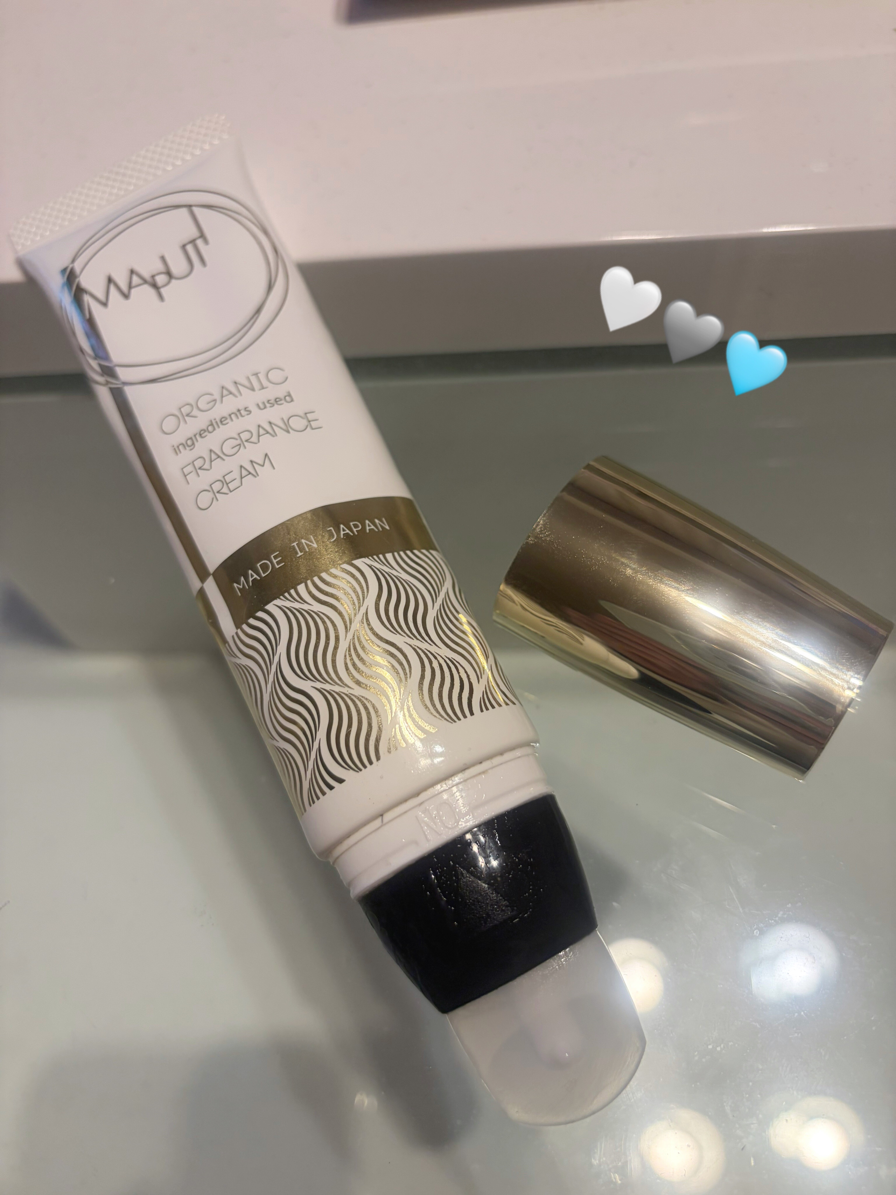 オーガニックフレグランスバストクリーム MAPUTI/MAPUTI/バストケア・ヒップケアを使ったクチコミ（1枚目）