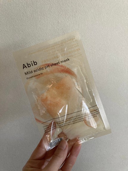 弱酸性pHシートマスク グルタチオンソームフィット/Abib /シートマスク・パックを使ったクチコミ(1枚目)