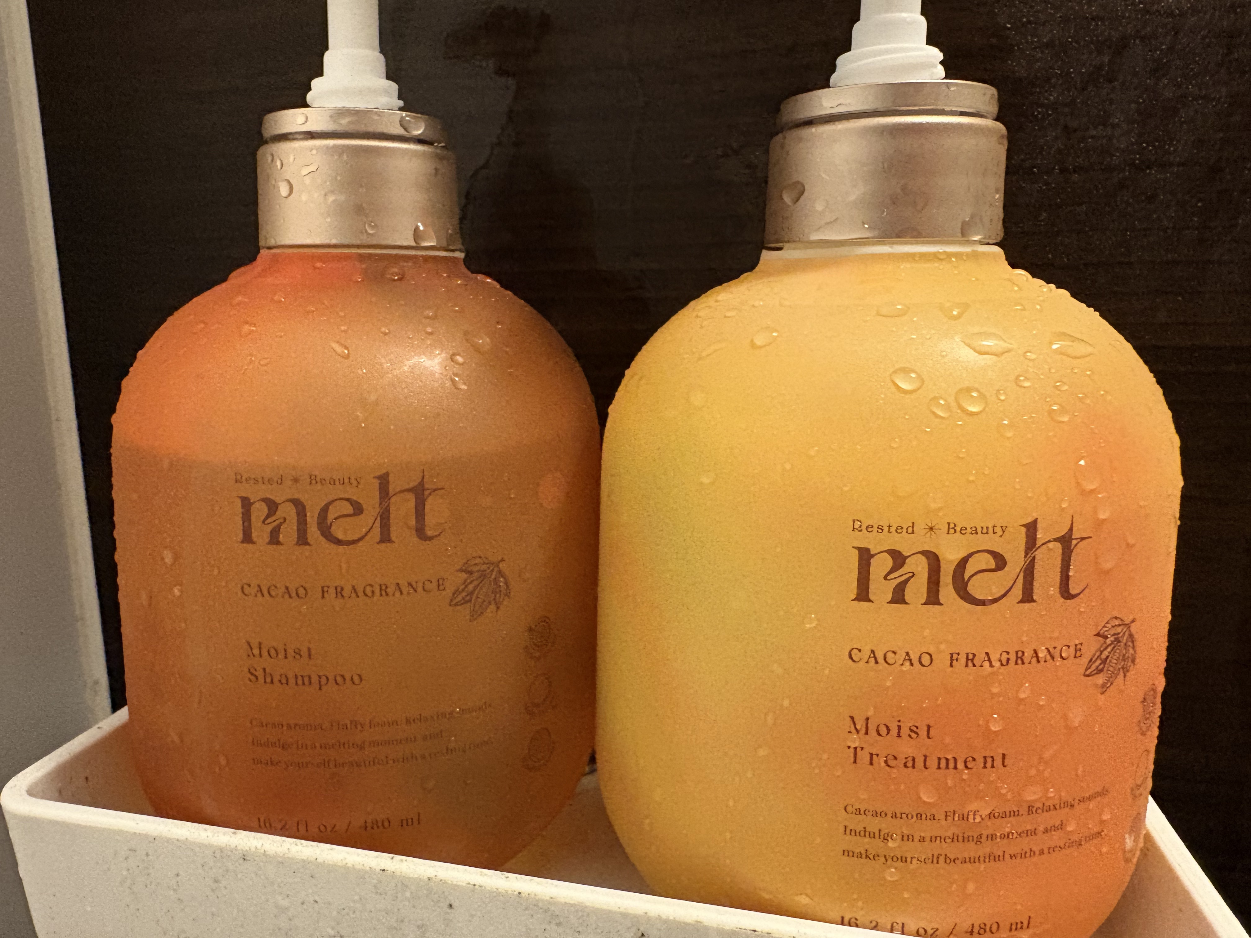 sweet melt collectionメルト　モイストシャンプー ＆ モイストトリートメント カカオフレグランス/melt/市販シャンプーを使ったクチコミ（1枚目）