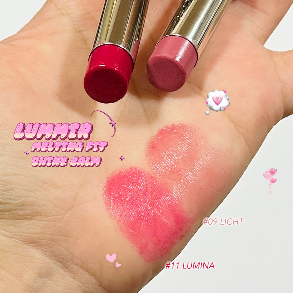 MELTING FIT SHINE BALM/Lummir/口紅を使ったクチコミ（1枚目）