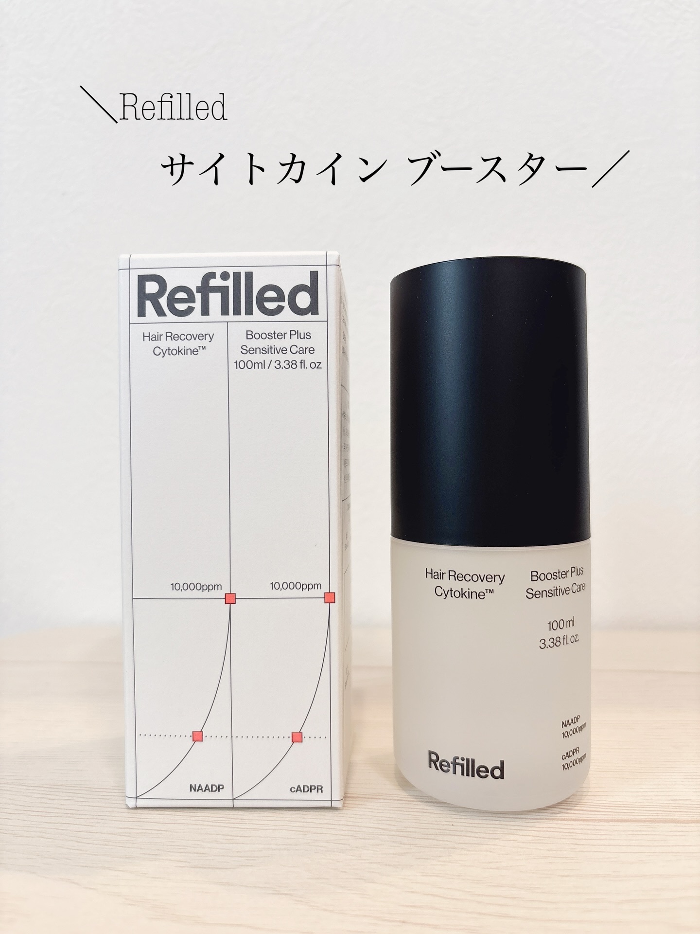 サイトカイン ブースター/Refilled/頭皮ローションを使ったクチコミ（1枚目）