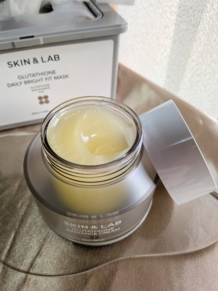 グルタチオンラディアンスクリーム/SKIN&LAB/フェイスクリームを使ったクチコミ(2枚目)