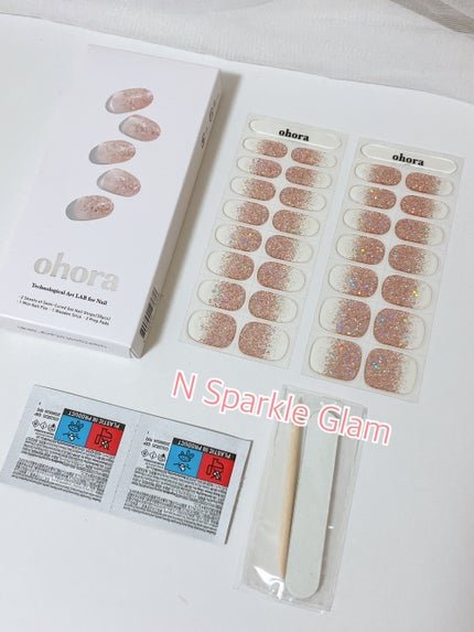 セミキュアジェルネイル(ハンド)/ohora/ネイルシールを使ったクチコミ(3枚目)