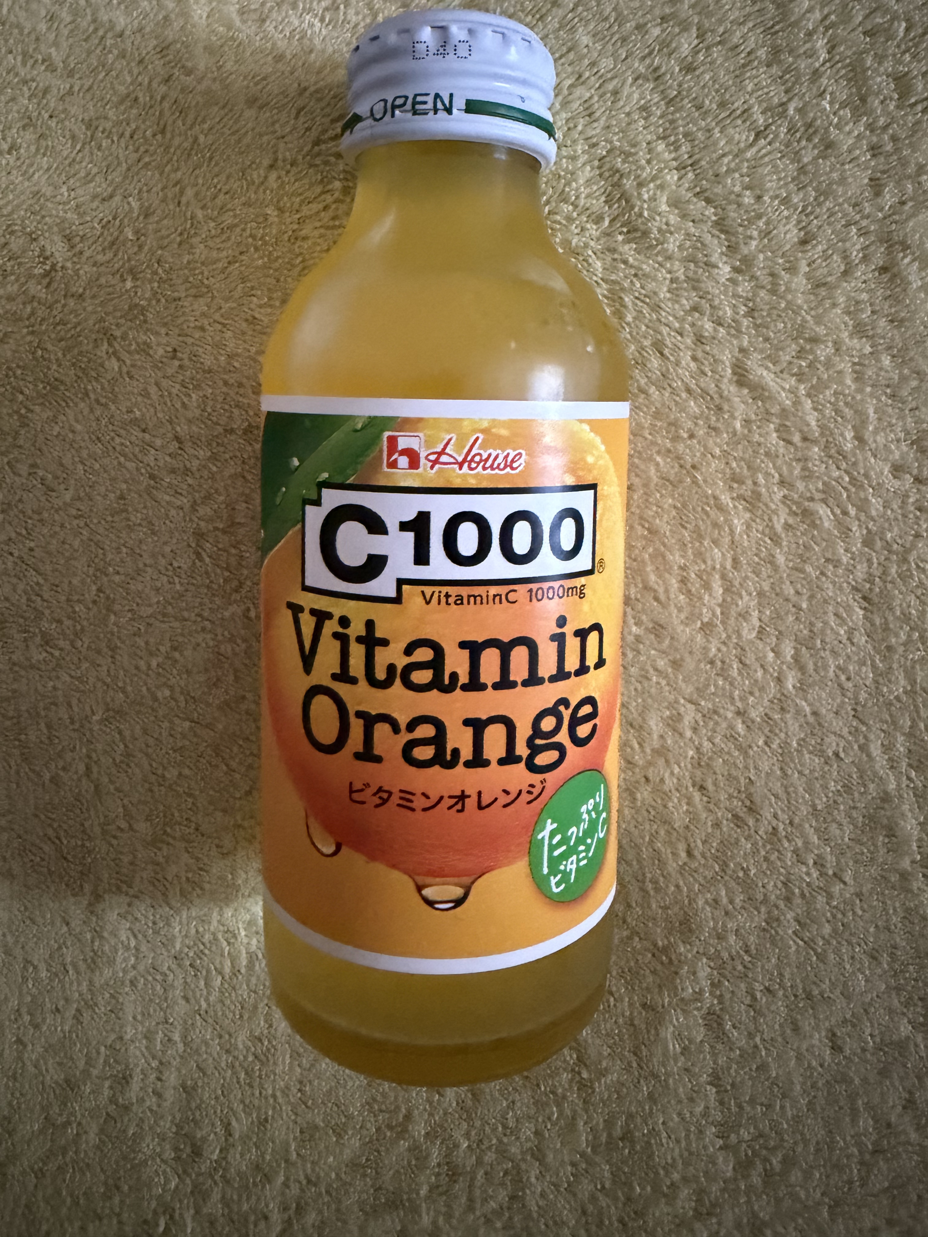✼••┈┈••✼••┈┈••✼••┈┈••✼••┈┈••✼
ハウスウェルネスフーズ
Ｃ１０００ ビタミンオレンジ
✼••┈┈••✼••┈┈••✼••┈┈••✼••┈┈••✼
コンビニで購入。
キャンペーンのおまけが欲しくて対象ドリンクにこち