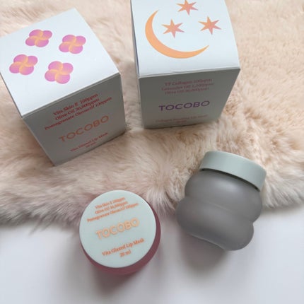 ビタグレーズドリップマスク/TOCOBO/リップマスクを使ったクチコミ(4枚目)