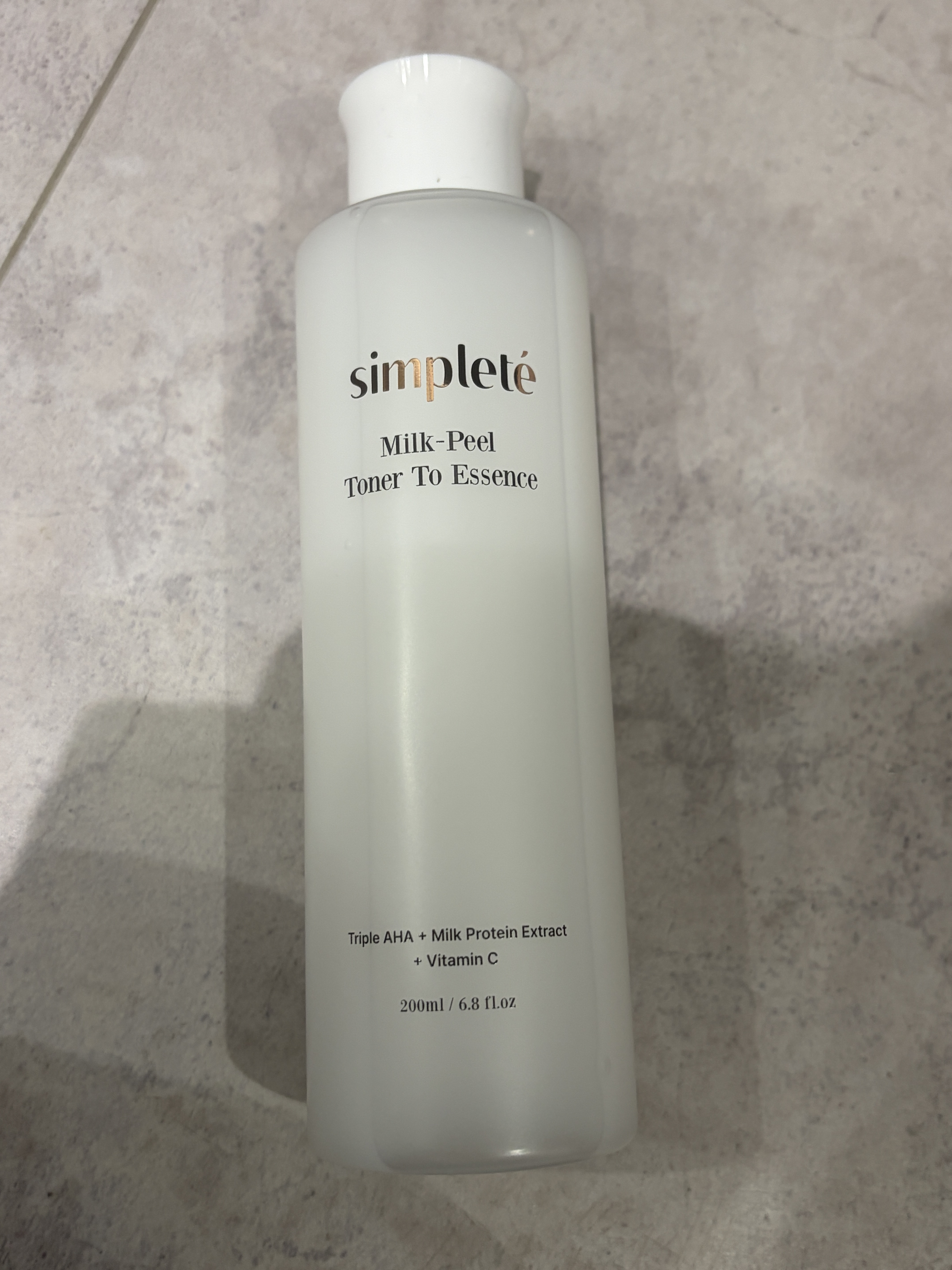 ミルクピールトナー/Simplete/拭き取り化粧水を使ったクチコミ（1枚目）