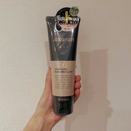 ブラックジェルクレンジング/.akaran/クレンジングジェルを使ったクチコミ(1枚目)