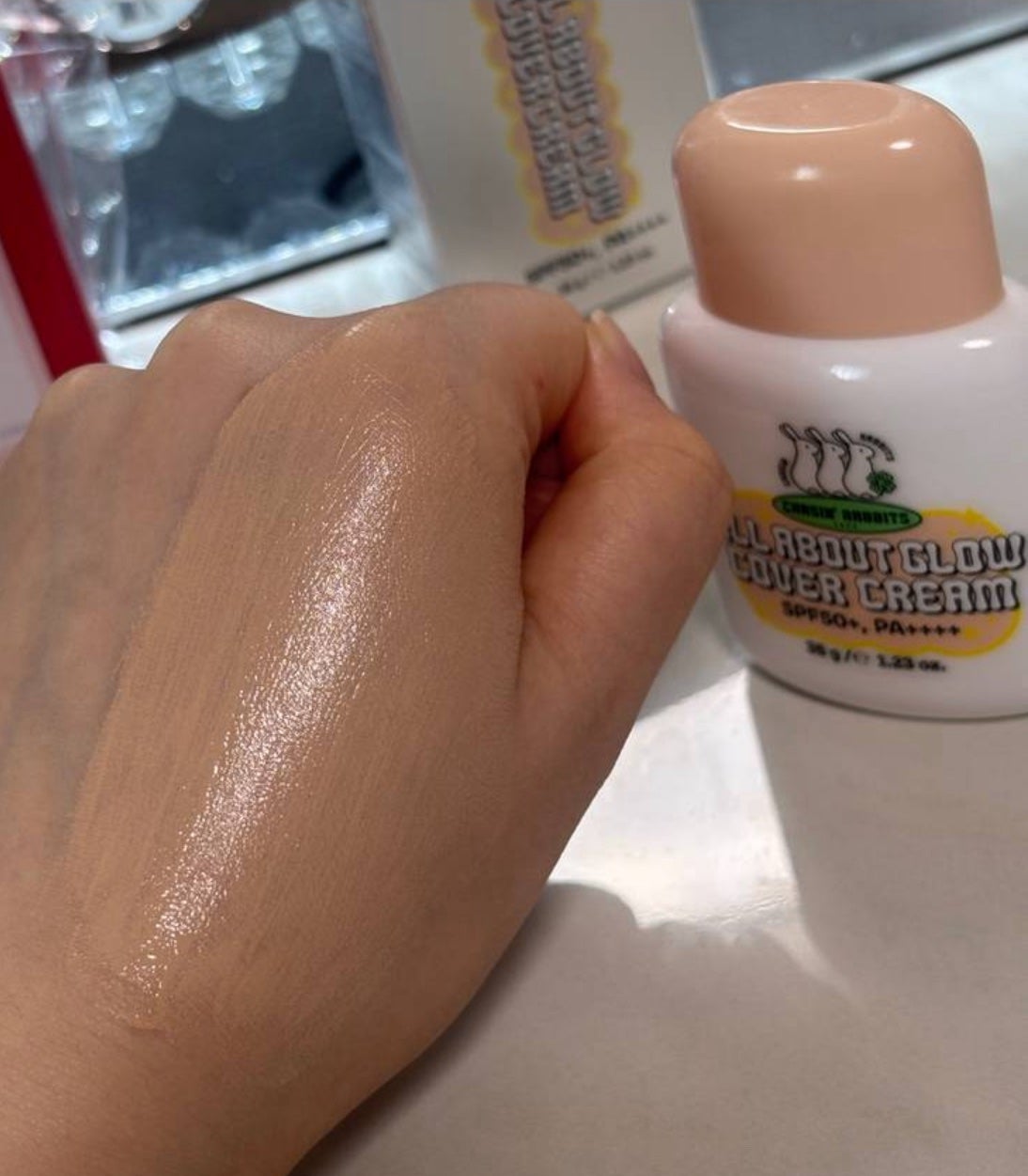 オールアバウトグロウカバークリーム/CHASIN'RABBITS/日焼け止めクリームを使ったクチコミ(4枚目)