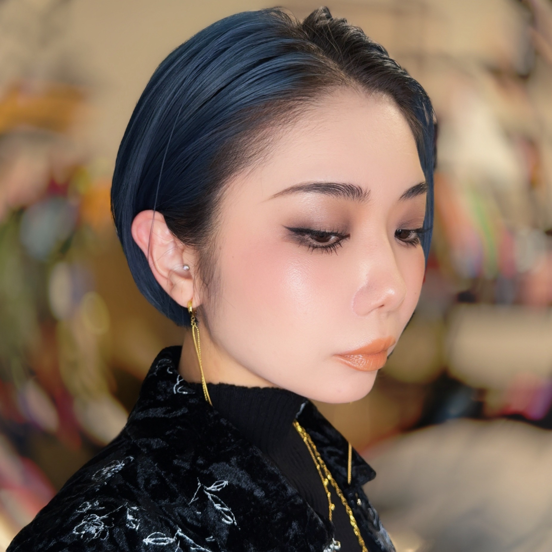 マキシマル スリーク サテン リップスティック コール イット コージー/M・A・C/口紅を使ったクチコミ（2枚目）