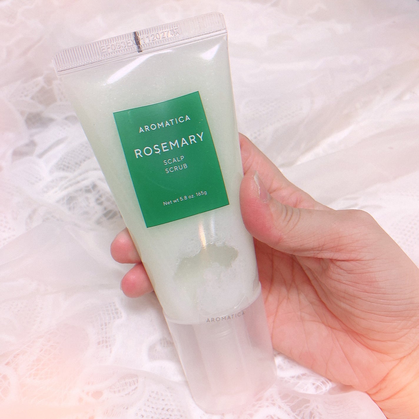 ローズマリー スカルプ スクラブ/AROMATICA/ヘッドスクラブを使ったクチコミ(1枚目)