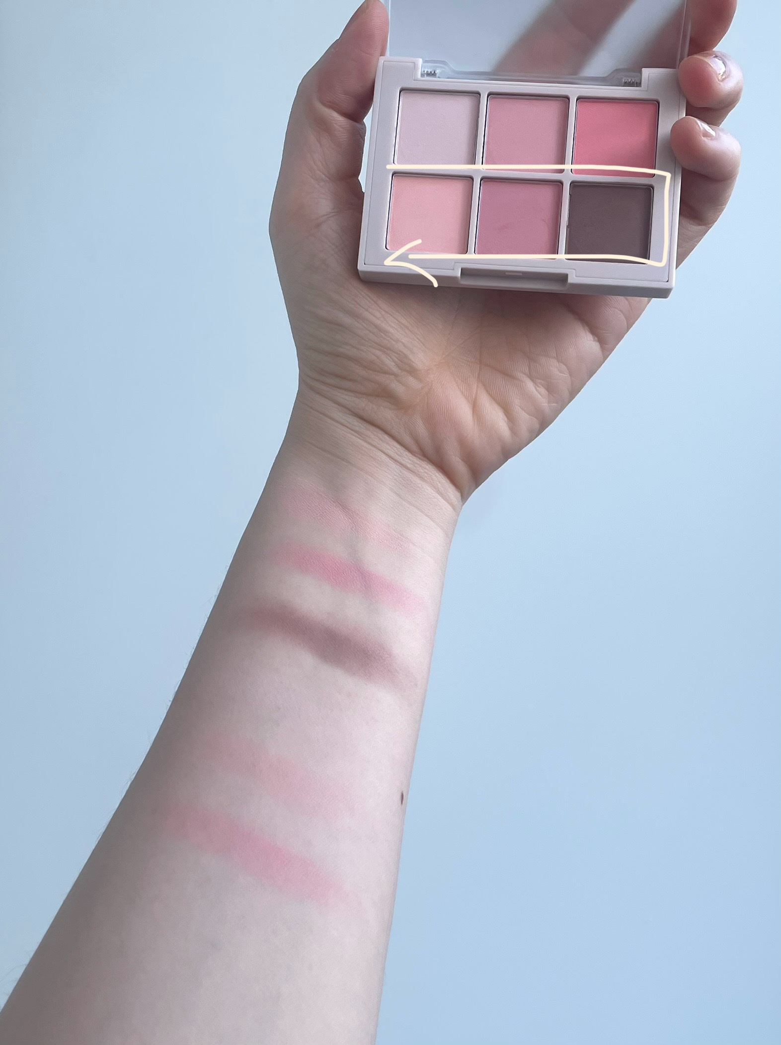 ブラーフィニシュシャドウパレット/Dinto/アイシャドウパレットを使ったクチコミ（3枚目）