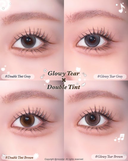 Double Tint 1day/OLENS/カラーコンタクトレンズを使ったクチコミ(1枚目)