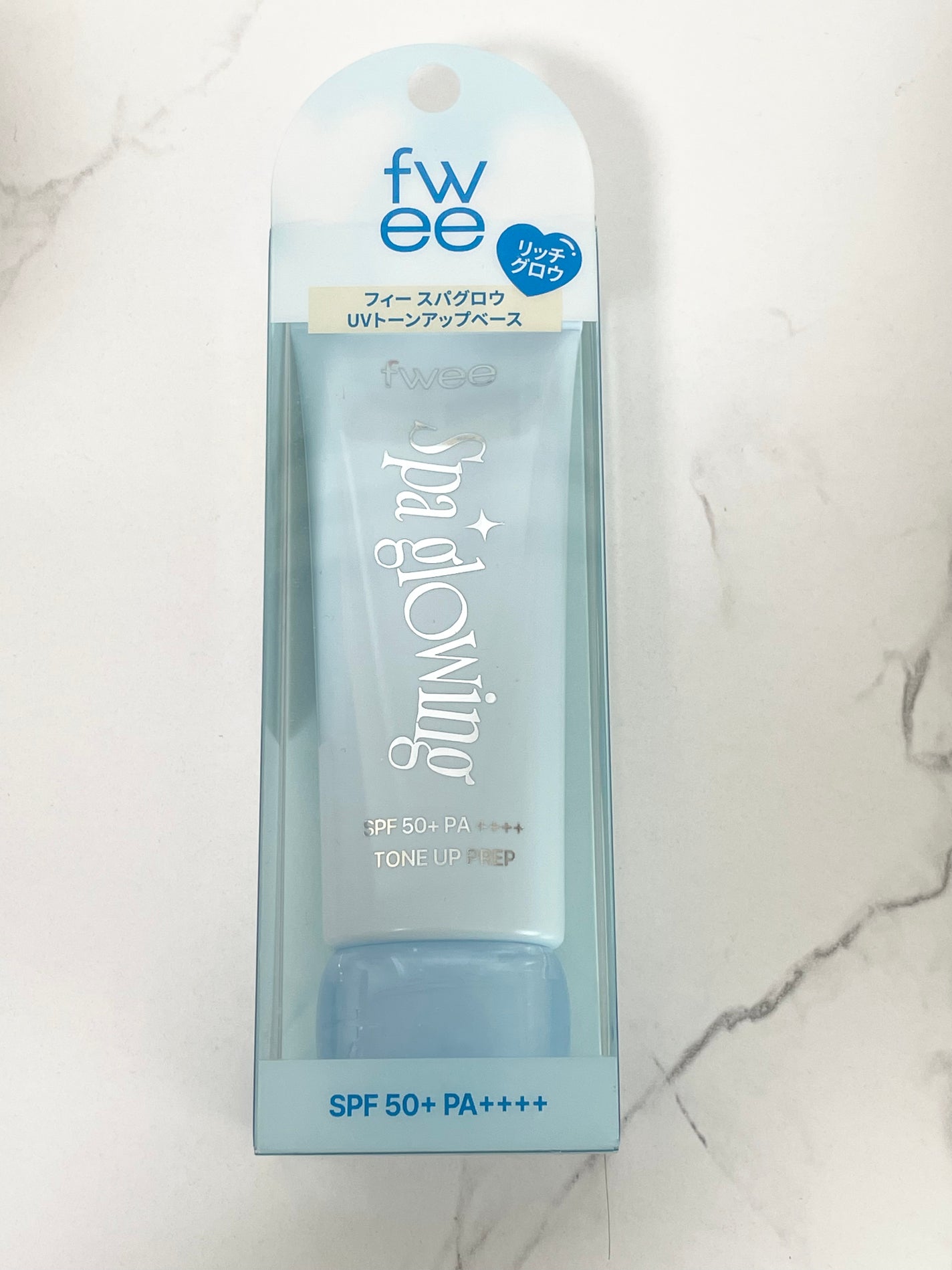 スパグロウUVトーンアップベース/fwee/化粧下地を使ったクチコミ(1枚目)