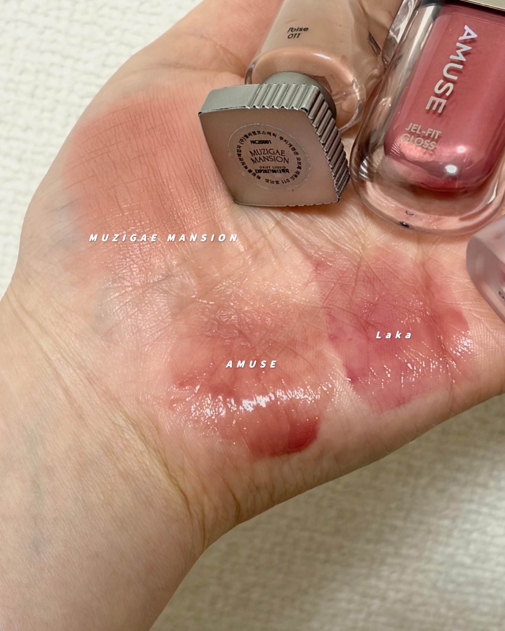 フルーティーグラムティント/Laka/リップティントを使ったクチコミ（2枚目）