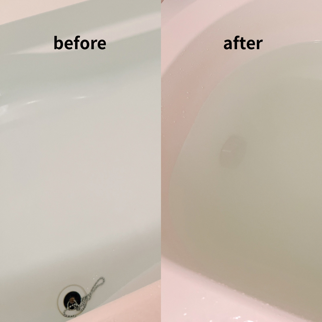 温泉撫子 重炭酸の湯 りんご/温泉撫子/炭酸系入浴剤を使ったクチコミ（2枚目）