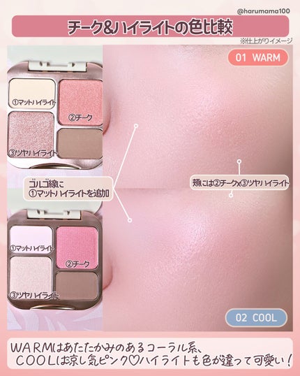 フェイスマルチパレット/and us/マルチパレットを使ったクチコミ(4枚目)